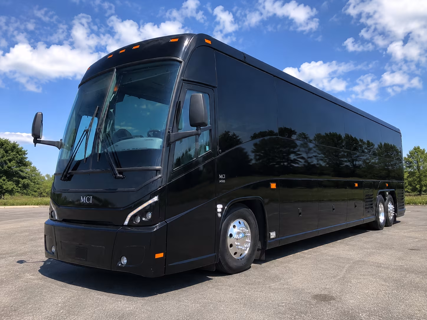 bringing a large group to a conference or corporate event one bus handles it all