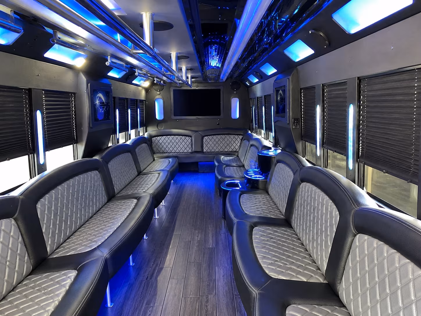 roswell holiday party bus rental