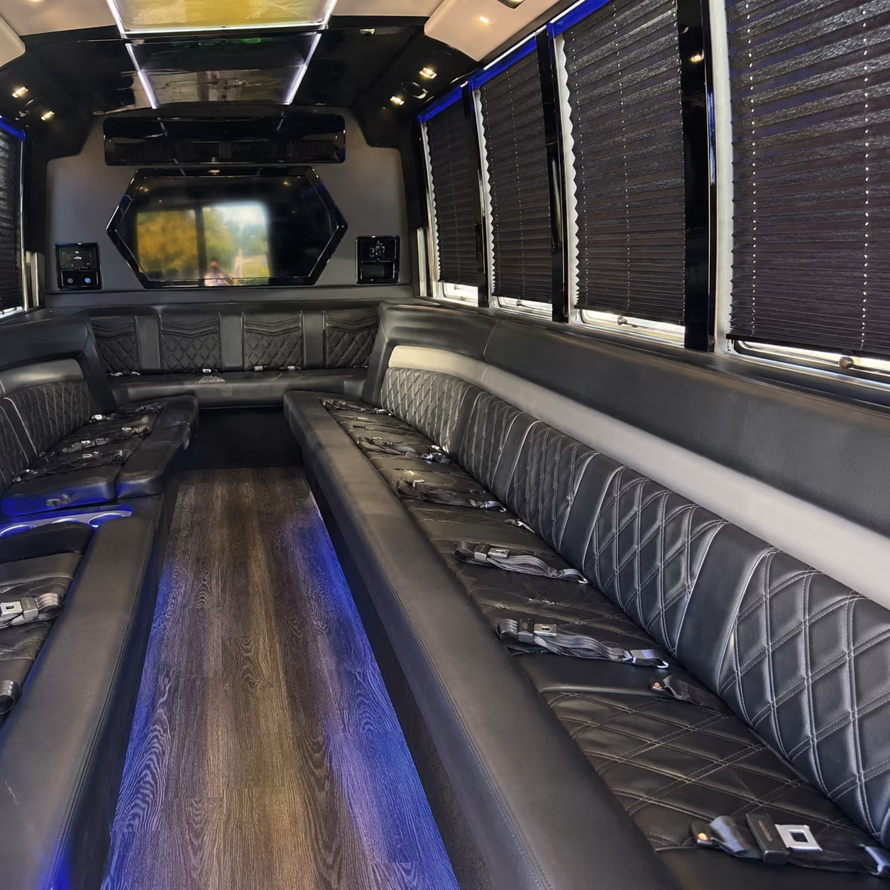 roswell night out party bus rental
