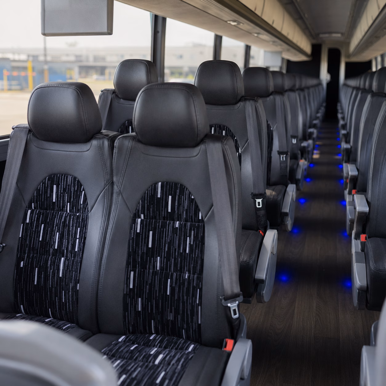 white black or ivory find a bus that matches your wedding colors