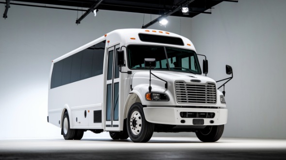 28 passenger minibus exterior