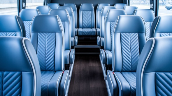 roswell 30 passenger minibus interior