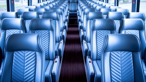 roswell 54 passenger charter bus interior