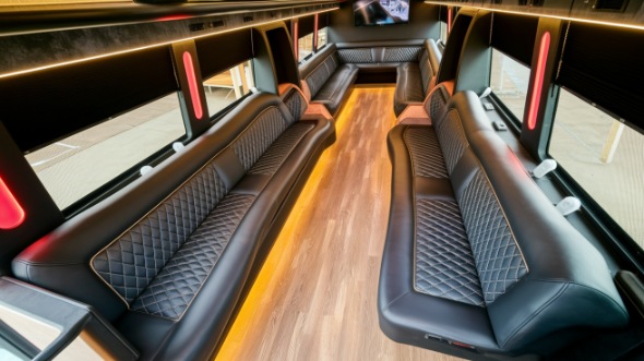 roswell party bus rental inside