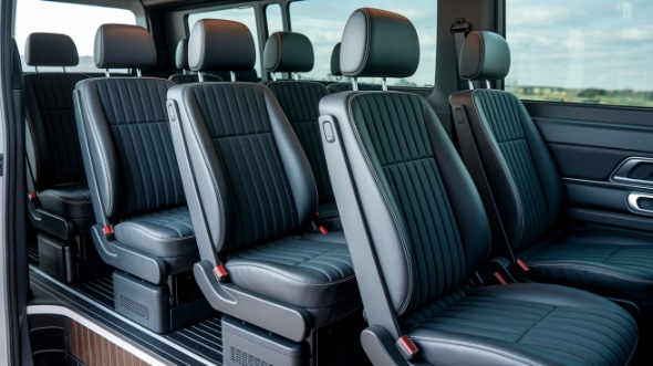 roswell sprinter van with driver inside